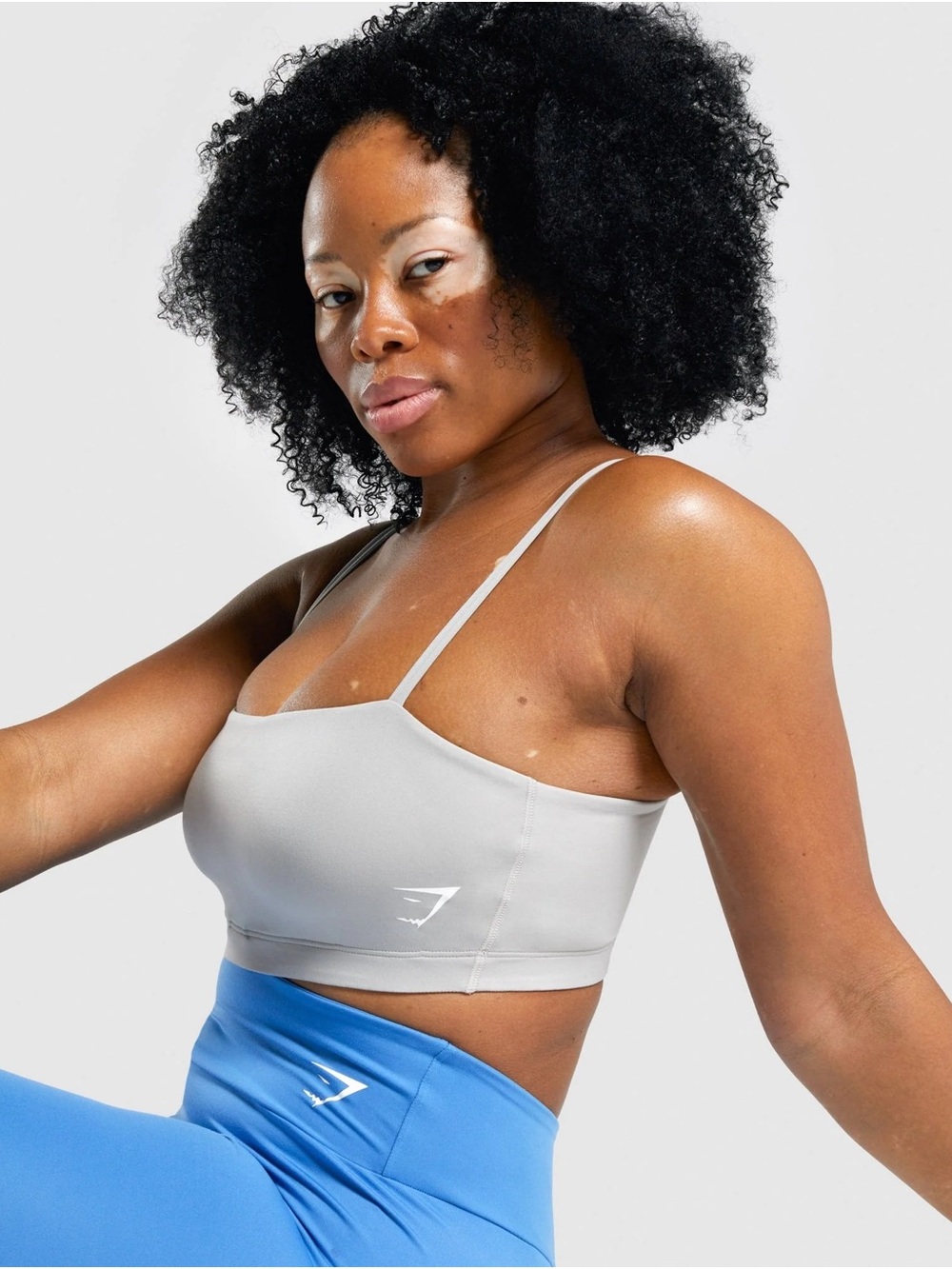 Gymshark Gray Bandeau Sports Bra